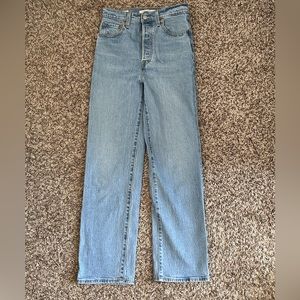 Levis Ribcage Straight in Tango Light